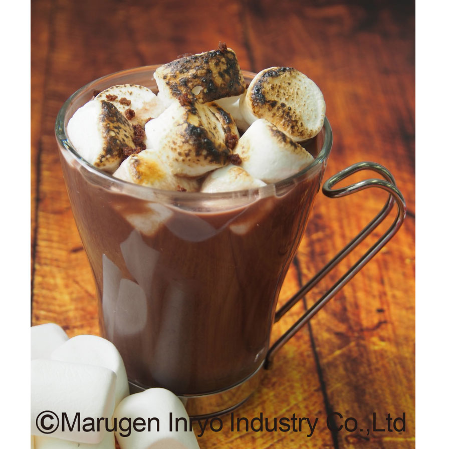 丸源飲料工業株式会社 - 【レシピ】ホットチョコレートwithスモア