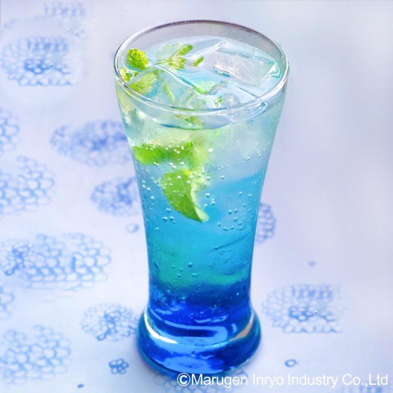 丸源飲料工業株式会社 - 【レシピ】ブルーライチモヒート