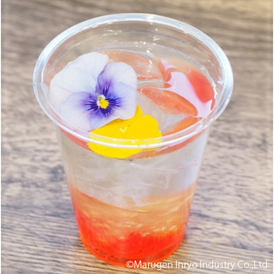 丸源飲料工業株式会社 - 【レシピ】フラワーソーダ
